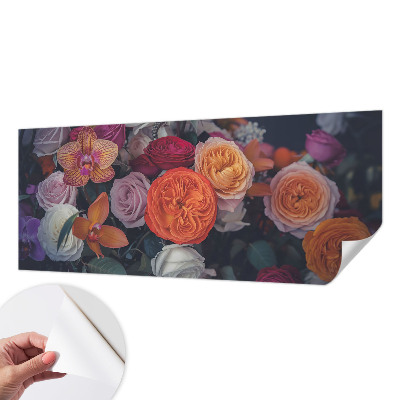 3D fotobehang Kleurrijk boeket