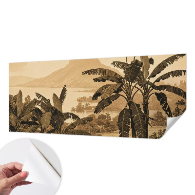 3D fotobehang Tropisch panorama