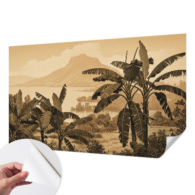 3D fotobehang Tropisch panorama