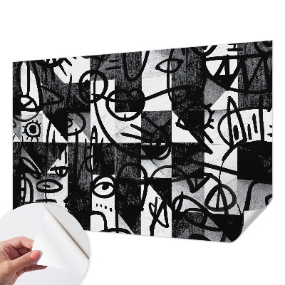 Fotobehang voor kinderkamer Chaos tekenen