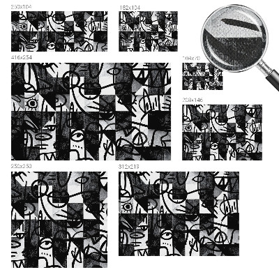 Fotobehang voor kinderkamer Chaos tekenen