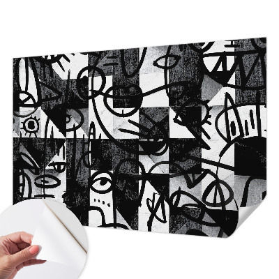 Fotobehang voor kinderkamer Chaos tekenen