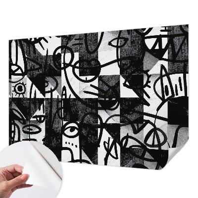 Fotobehang voor kinderkamer Chaos tekenen