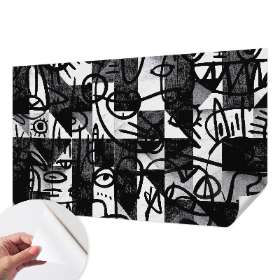 Fotobehang voor kinderkamer Chaos tekenen