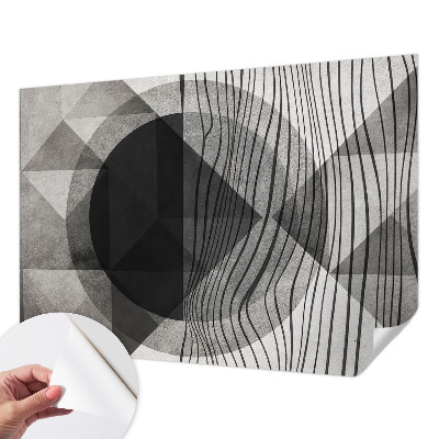 Fotobehang tienerkamer Abstracte vormen