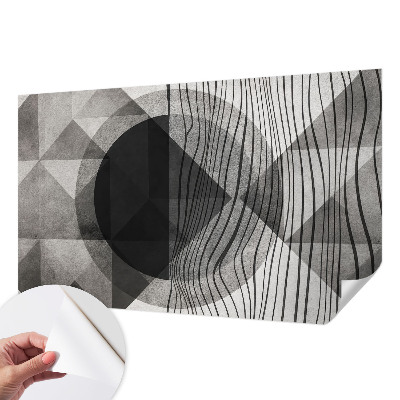 Fotobehang tienerkamer Abstracte vormen