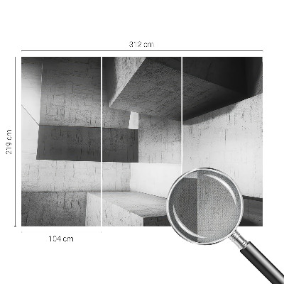 Fotobehang voor de kinderkamer Geometrische sculpturen