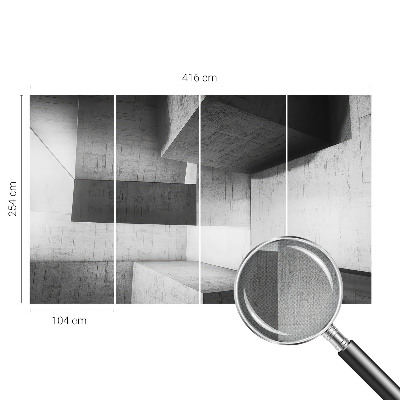 Fotobehang voor de kinderkamer Geometrische sculpturen