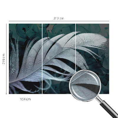 Foto behang voor de keuken Etherische veer