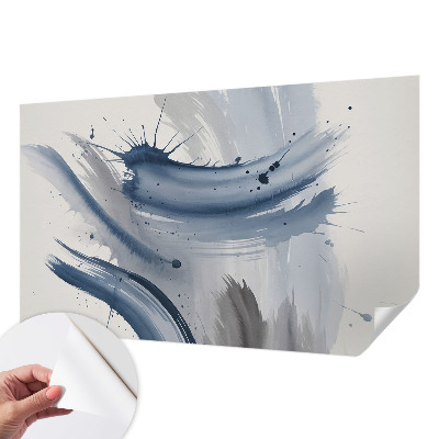 Fotobehang zelfklevend Artistieke penseelstreken