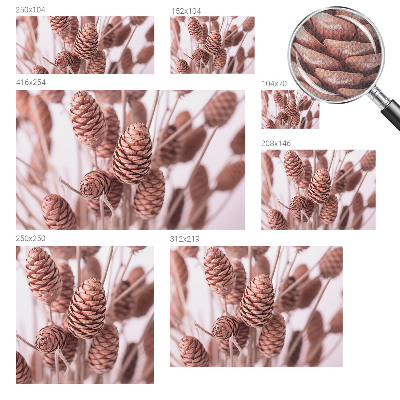 Zelfklevend fotobehang op maat Natuurlijke elegantie