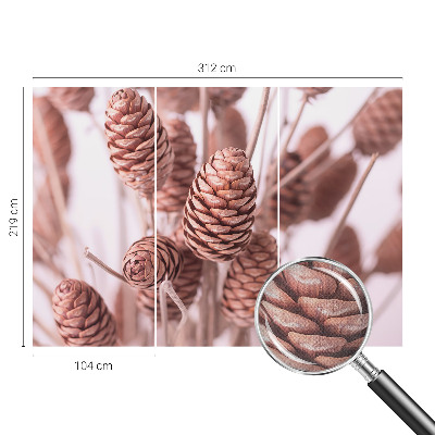 Zelfklevend fotobehang op maat Natuurlijke elegantie