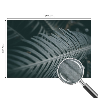 3D fotobehang met een motief van groene bladeren