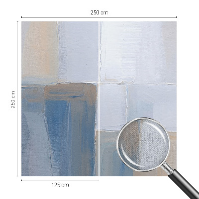 Foto behang voor de kinderkamer met een harmonieuze abstracte print