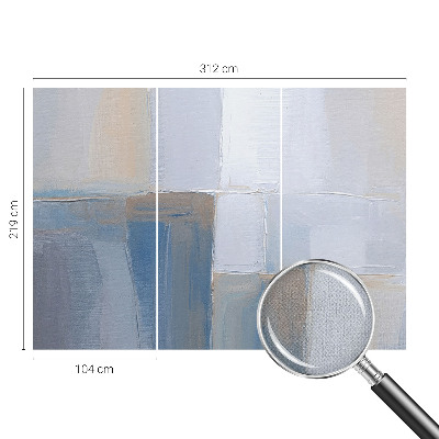 Foto behang voor de kinderkamer met een harmonieuze abstracte print