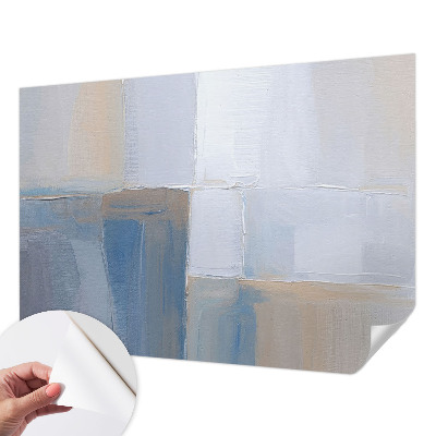 Foto behang voor de kinderkamer met een harmonieuze abstracte print