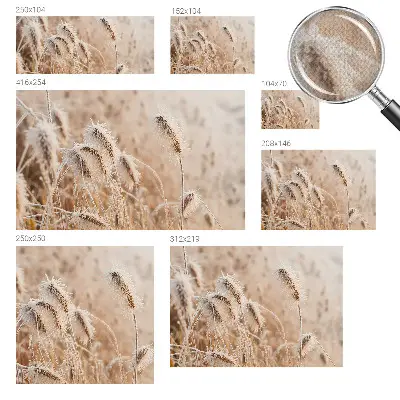 Fotobehang kinderkamer met een winterlandschap