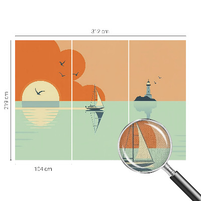 Fotobehang voor kinderkamer Zeegenot