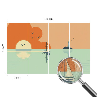 Fotobehang voor kinderkamer Zeegenot
