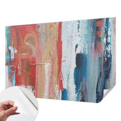 Fotobehang tienerkamer met kleurrijke abstracties