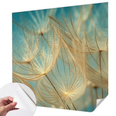 Zelfklevend fotobehang Etherische paardenbloemen