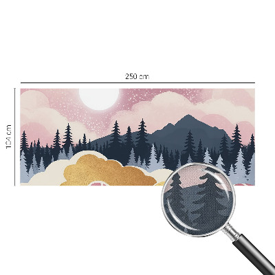 Fotobehang zelfklevend Roze zonsondergang