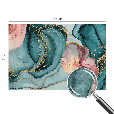 Fotobehang voor kinderkamer Artistieke golven