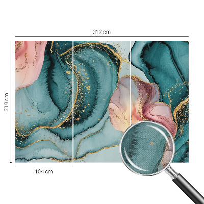 Fotobehang voor kinderkamer Artistieke golven