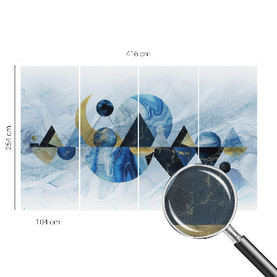 Foto behang voor de kinderkamer Kosmische elegantie