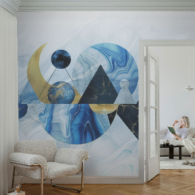 Foto behang voor de kinderkamer Kosmische elegantie