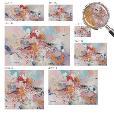 Foto behang voor de keuken Harmonieuze abstractie