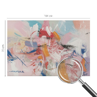 Foto behang voor de keuken Harmonieuze abstractie