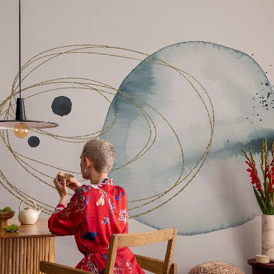 Fotobehang kinderkamer Abstracte verbinding
