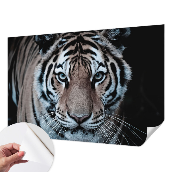 Zelfklevend fotobehang Tijgerportret