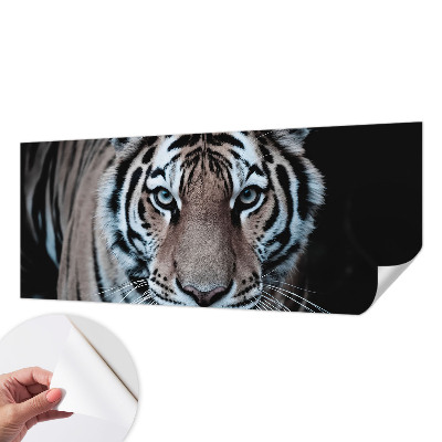 Zelfklevend fotobehang met een tijgerportret