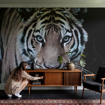 Zelfklevend fotobehang Tijgerportret