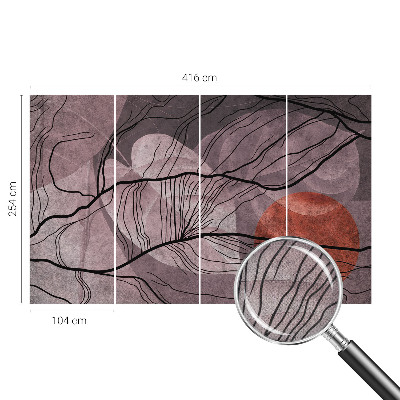 Fotobehang babykamer Energetische abstractie