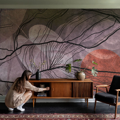 Fotobehang babykamer Energetische abstractie