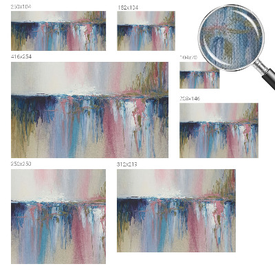 Fotobehang zelfklevend met een kleurrijke abstracte print