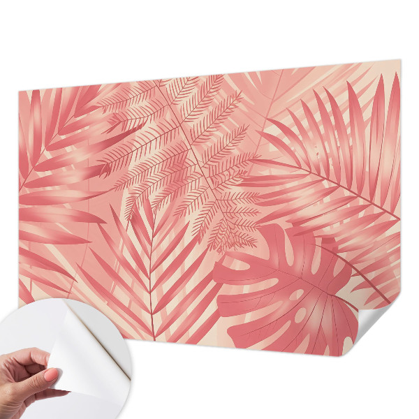 Zelfklevende behangsticker Tropische bladeren