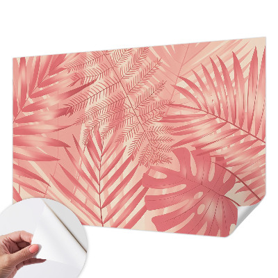 Zelfklevende behangsticker Tropische bladeren