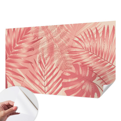 Zelfklevende behangsticker Tropische bladeren