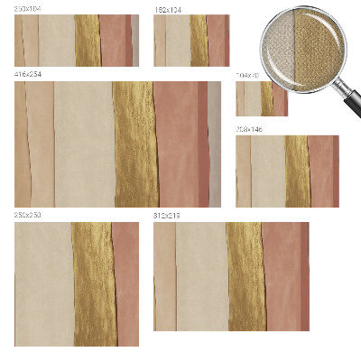 Fotobehang tienerkamer Golvende strepen