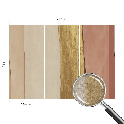 Fotobehang tienerkamer Golvende strepen