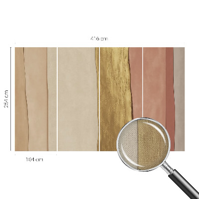 Fotobehang tienerkamer Golvende strepen