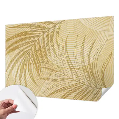 Foto behang voor de kinderkamer met een elegant tropisch motief