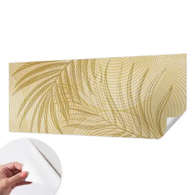 Foto behang voor de kinderkamer met een elegant tropisch motief