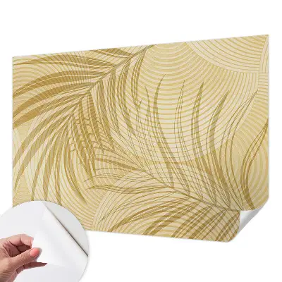 Foto behang voor de kinderkamer met een elegant tropisch motief