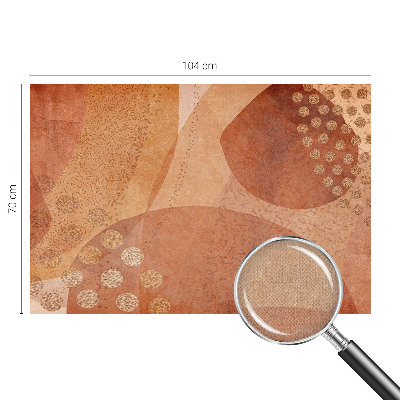 Fotobehang voor de kinderkamer Aardse composities