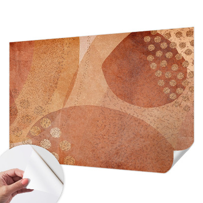 Fotobehang voor de kinderkamer Aardse composities